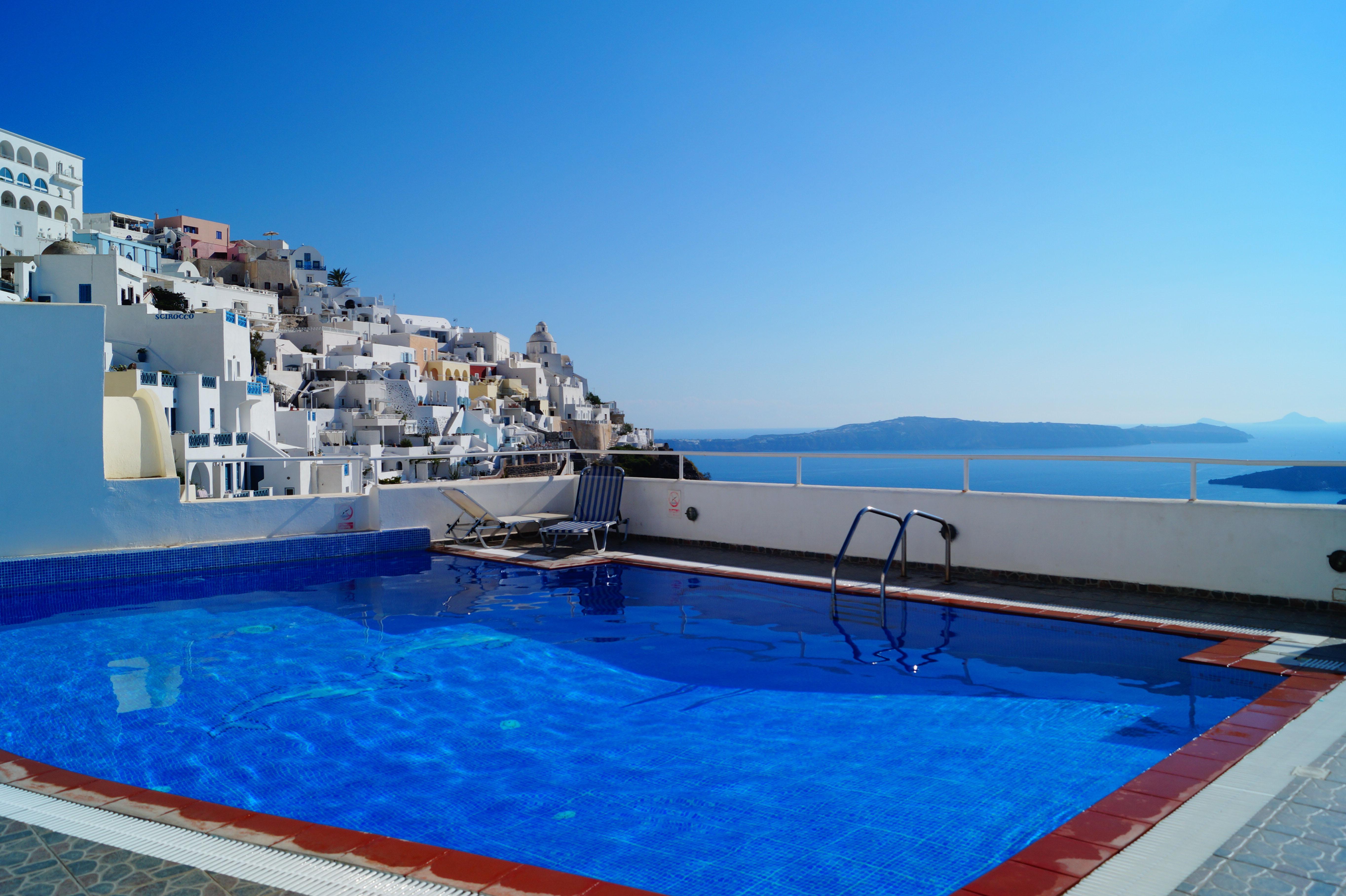 Loucas On The Cliff Fira (Santorini)